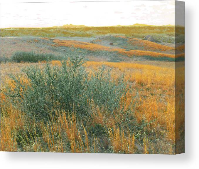 North Dakota Canvas Print featuring the photograph Prairie Hill Reverie by Cris Fulton