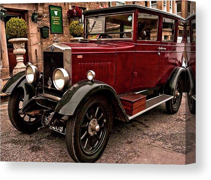 Vehicles Canvas Print featuring the photograph Pre War Vauxhall by Richard Denyer