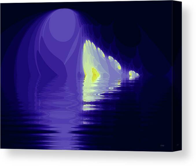 Fractal Canvas Print featuring the digital art Protection by Debra Martelli