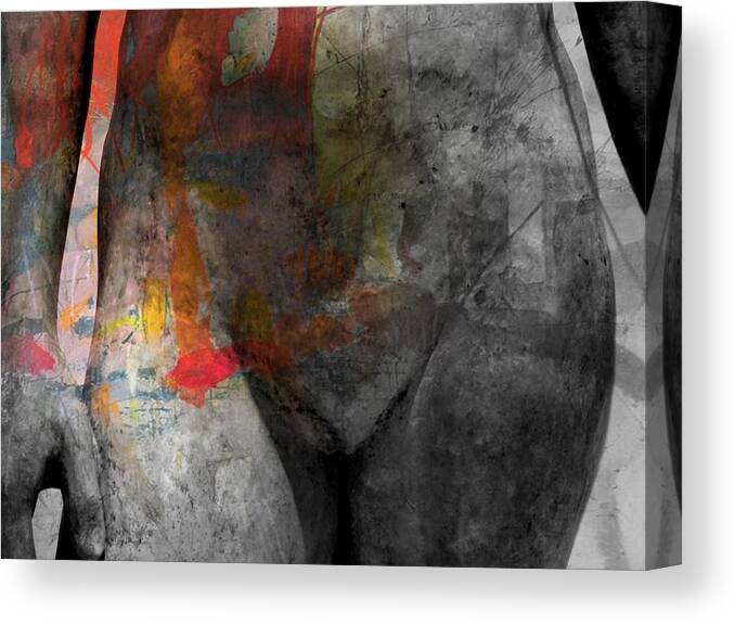 Nude Canvas Print featuring the digital art Put A Little Love In Your Heart by Paul Lovering