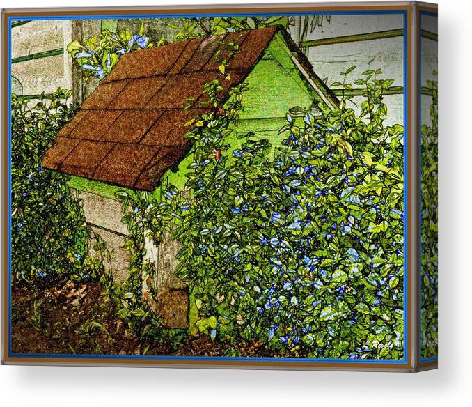 Garden Canvas Print featuring the photograph Quite Lonely Really by Leslie Revels
