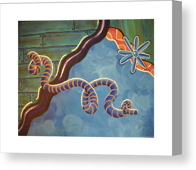 Random Canvas Print featuring the painting Randomness by Cami Lee