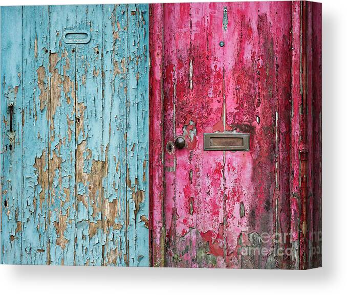 Old Canvas Print featuring the photograph Red or Blue by Tim Gainey