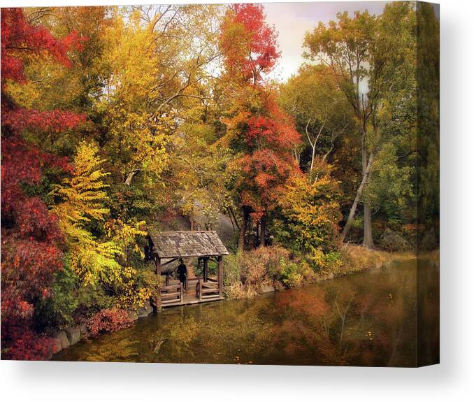 Autumn Canvas Print featuring the photograph Rustic Splendor by Jessica Jenney