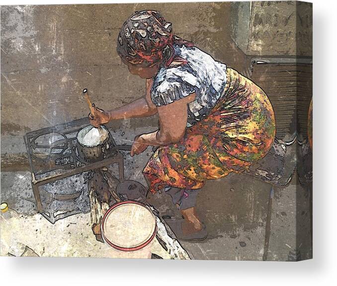 Africa Canvas Print featuring the photograph Sadza by Al Harden