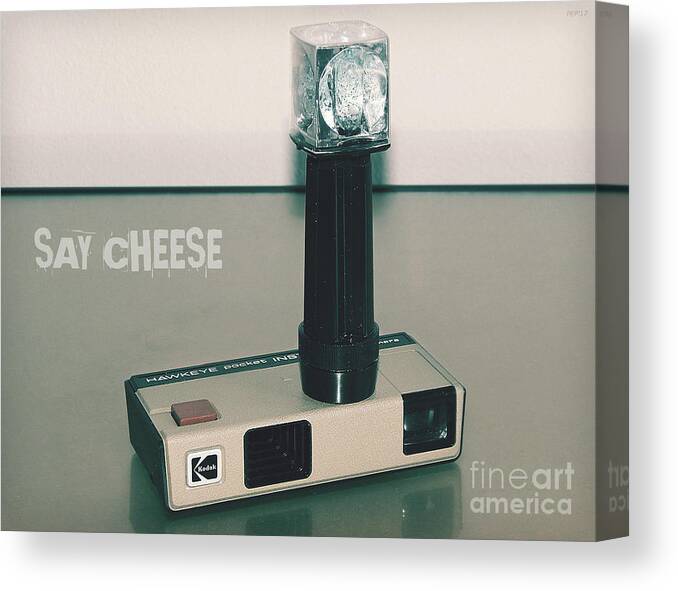 Camera Canvas Print featuring the photograph Say Cheese by Phil Perkins