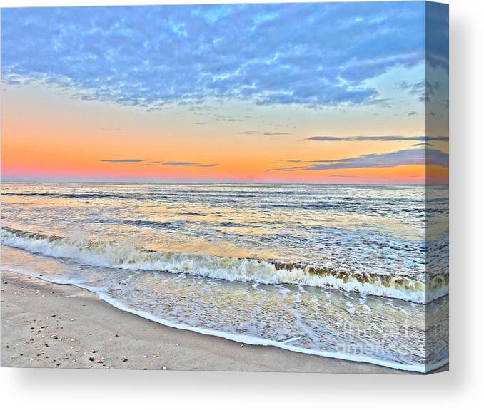 Art Canvas Print featuring the photograph Serene Sunset by Shelia Kempf
