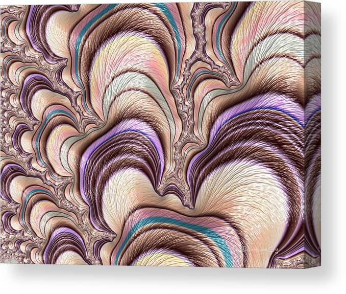 Colorful Canvas Print featuring the photograph She Sells Sea Shells by Diane Lindon Coy
