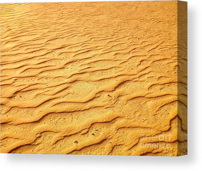 Horizontal Canvas Print featuring the photograph Shifting Sands by Barbara Von Pagel