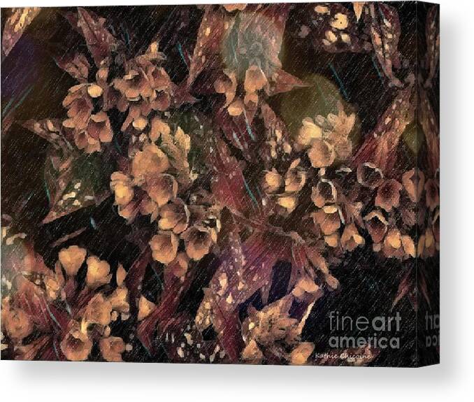 Photography Canvas Print featuring the photograph Shining through the Darkness by Kathie Chicoine