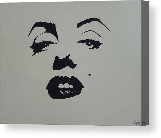 Simply Marilyn Canvas Art Print for Wall Decor Painting 