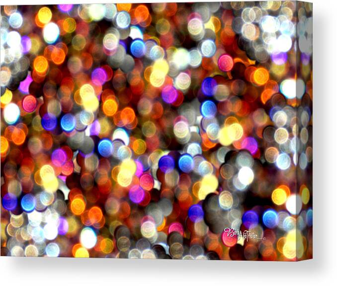 Art Canvas Print featuring the photograph Sparkles #8885_4 by Barbara Tristan