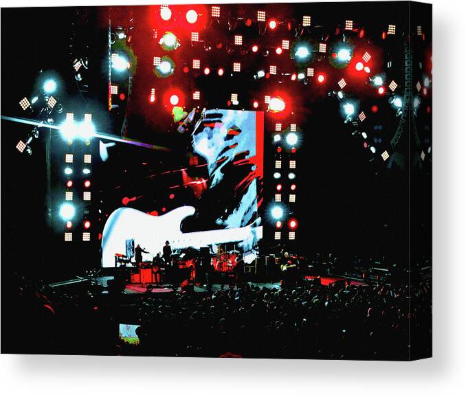 The Who Canvas Print featuring the photograph Sparks. The WHO by Tanya Filichkin