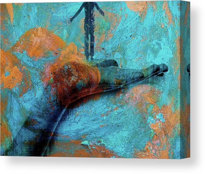 Hand Canvas Print featuring the photograph Standing at the hand by Gabi Hampe