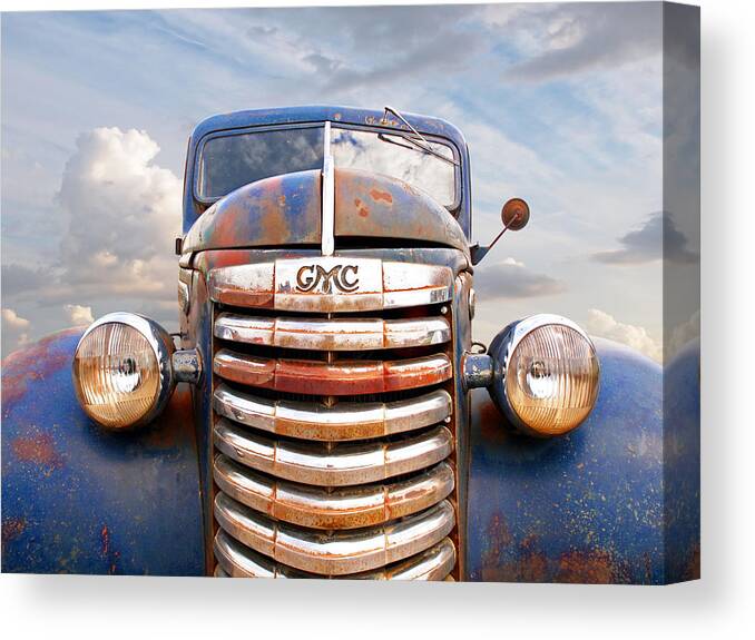 Gmc Truck Canvas Print featuring the photograph Still Going Strong by Gill Billington