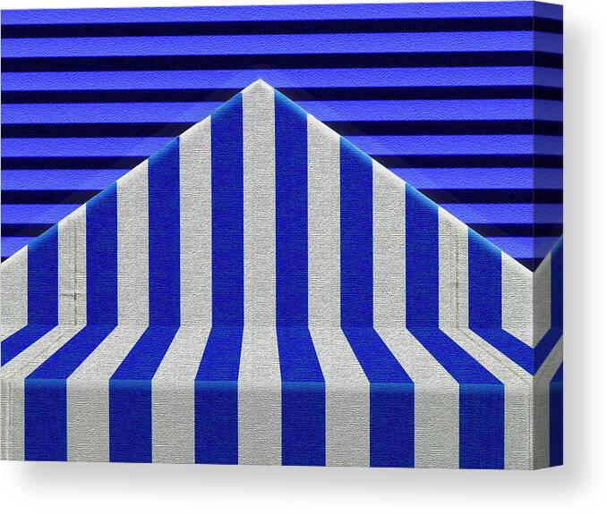 Photography Canvas Print featuring the photograph Stripes by Paul Wear