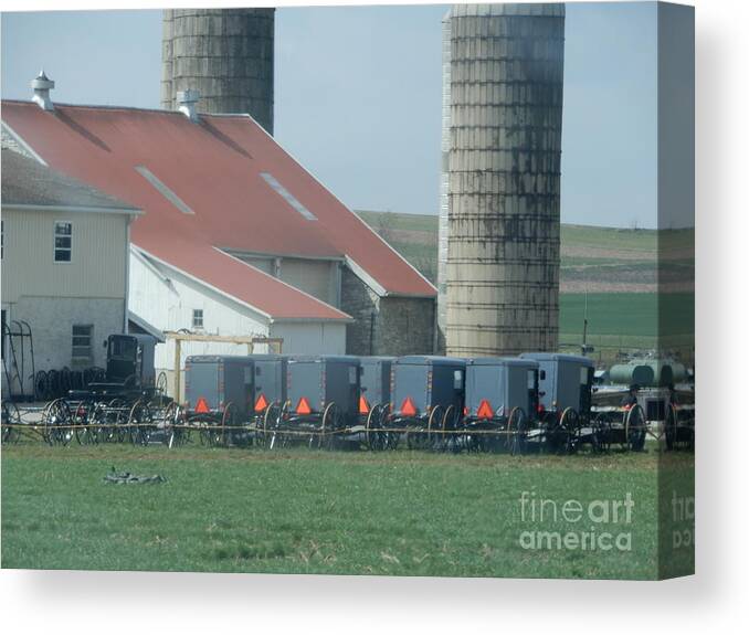 Amish Canvas Print featuring the photograph Sunday Best by Christine Clark