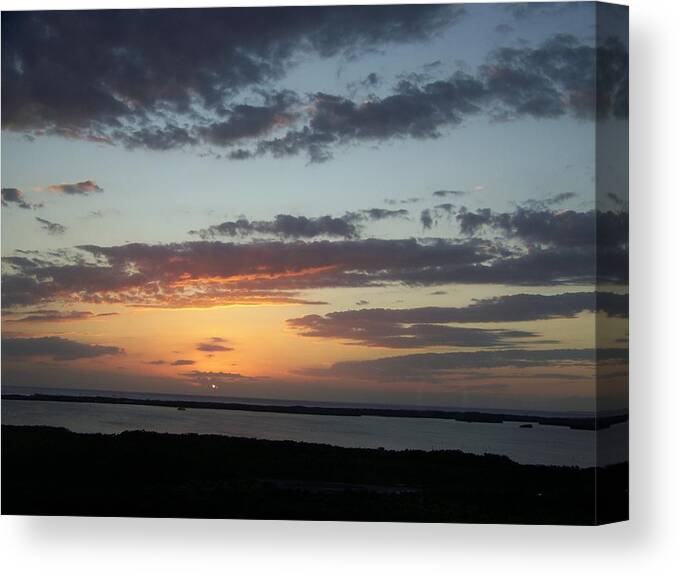 Sunset Canvas Print featuring the photograph Sunset 0008 by Laurie Paci
