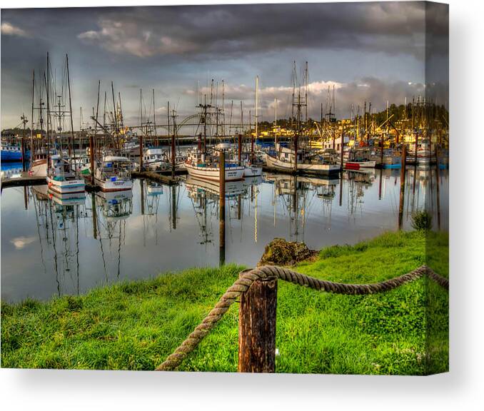 Hdr Canvas Print featuring the photograph The Cod Father by Thom Zehrfeld