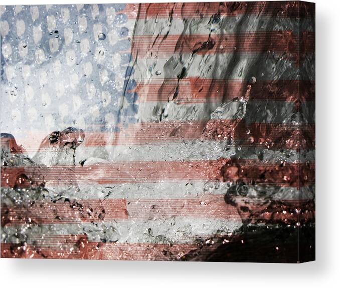 America Canvas Print featuring the photograph The Eagle Has Risen by Gary Smith