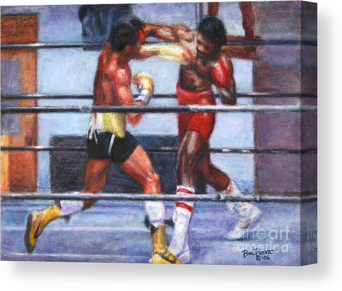 Rocky Balboa Canvas Print featuring the painting The Favor - Rocky 3 by Bill Pruitt