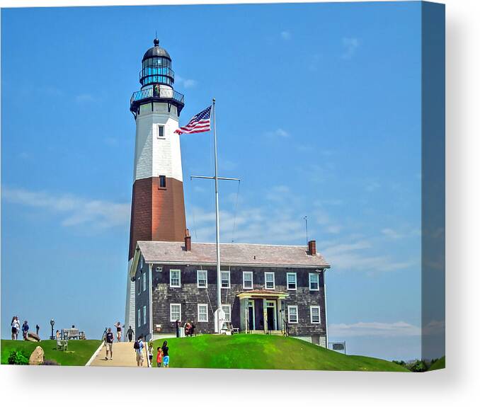 Lighthouse Canvas Print featuring the photograph The Lighthouse by Keith Armstrong