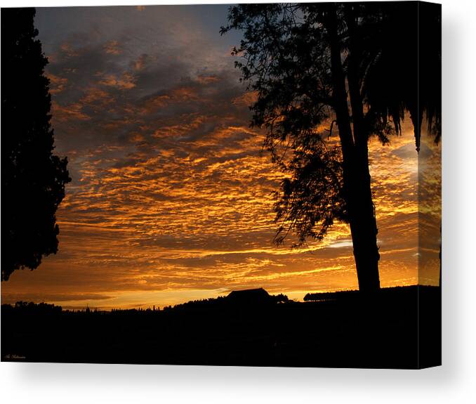 Sunrise Canvas Print featuring the photograph The shortest day sunrise by Arik Baltinester