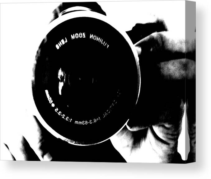 Random Canvas Print featuring the photograph Through the eye of the lens by Luke Robertson