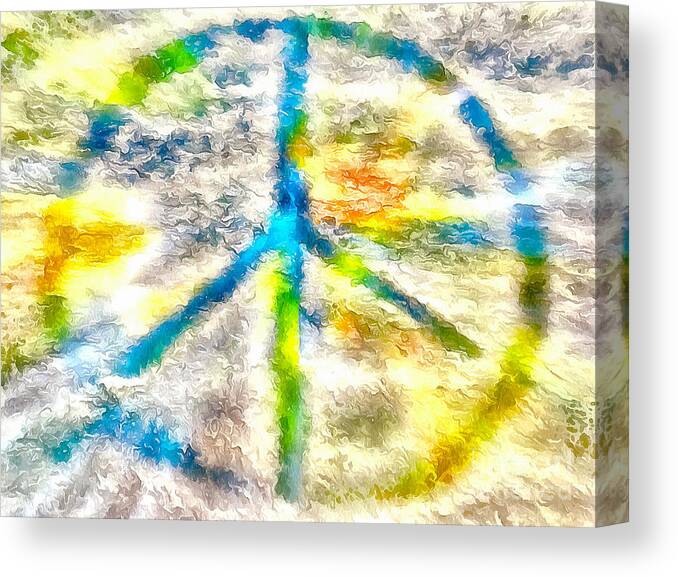 Peace Canvas Print featuring the photograph Time For Peace by Krissy Katsimbras