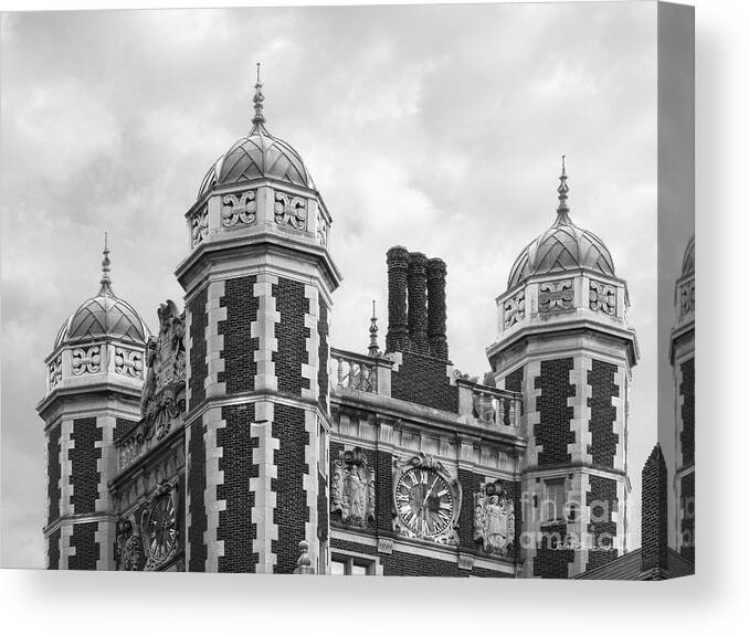 Aau Canvas Print featuring the photograph University of Pennsylvania Quadrangle Towers by University Icons