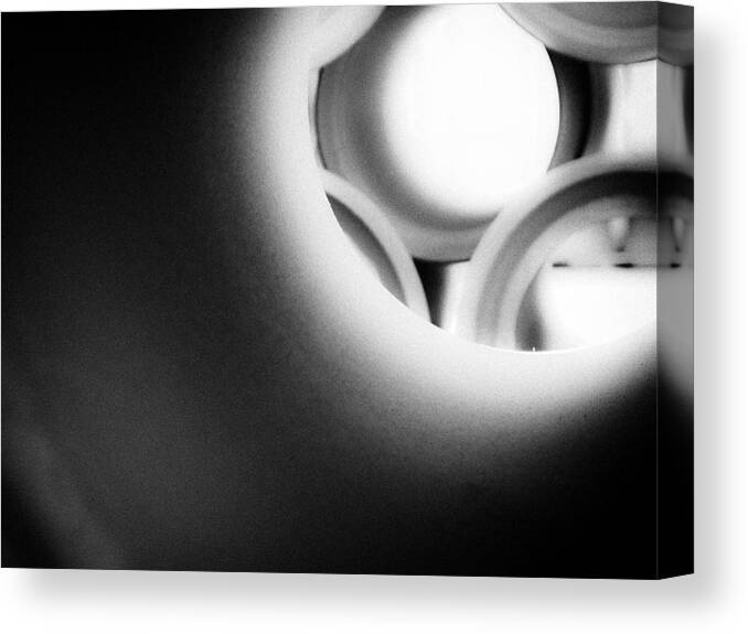Black And White Canvas Print featuring the photograph Untitled by Ann Tracy
