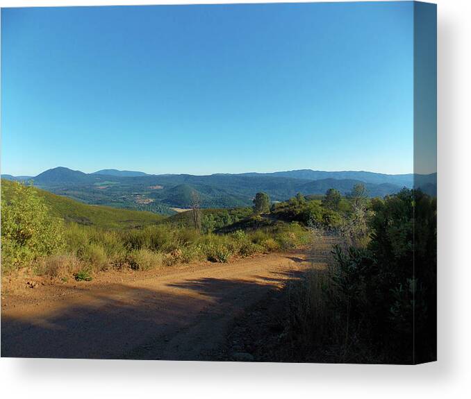 Beauty Canvas Print featuring the photograph View South from Mt. Konocti by K Bradley Washburn