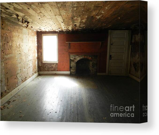 Old House Canvas Print featuring the photograph View to the past by Deborah Ferree