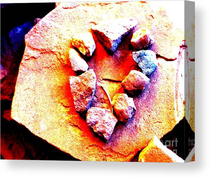 Red Rocks Canvas Print featuring the photograph Vortex Heart Red Rocks by Mars Besso