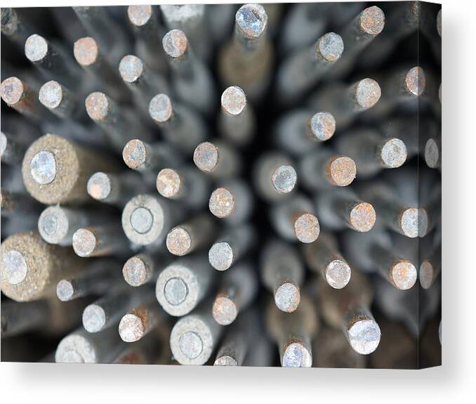 Welding Rods Canvas Print featuring the photograph Welding Rods by Ernest Echols