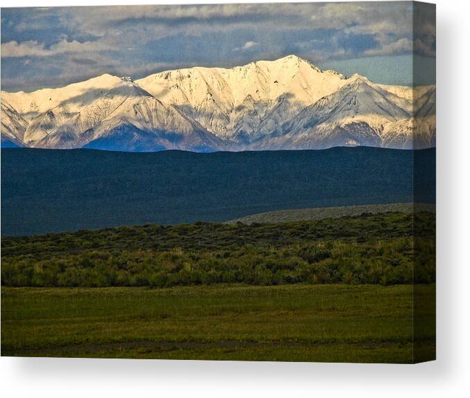 Landscape Canvas Print featuring the photograph White Mountains by Neil Pankler