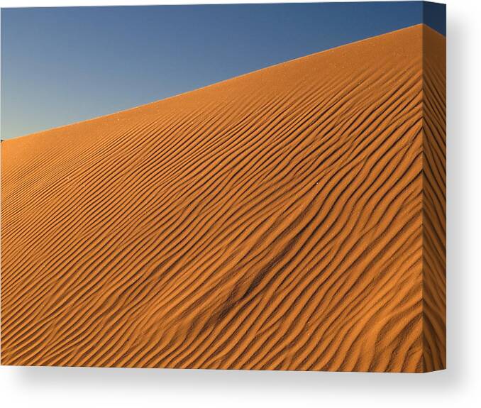 White Sands National Monument Canvas Print featuring the photograph White Sands Dawn #61 by Cindy McIntyre