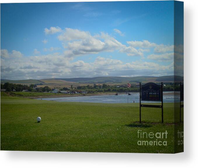 Winterfield Golf Club Canvas Print featuring the photograph Winterfield Golf Club by Yvonne Johnstone