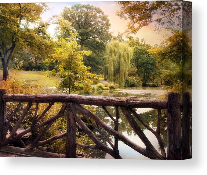 Nature Canvas Print featuring the photograph Woodland by Jessica Jenney