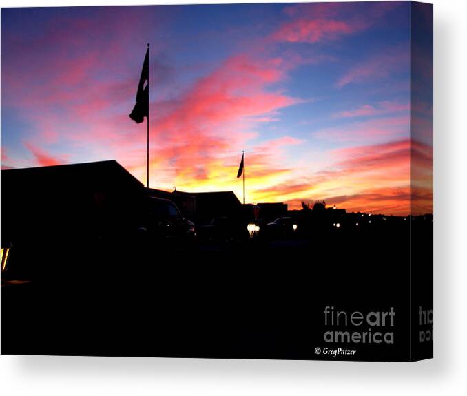 Patzer Canvas Print featuring the photograph Yuma Sky by Greg Patzer