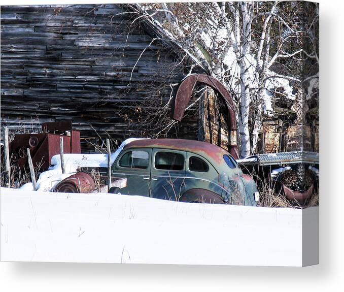 Classic Car Canvas Print featuring the photograph 028 - Suicide Doors by David Ralph Johnson