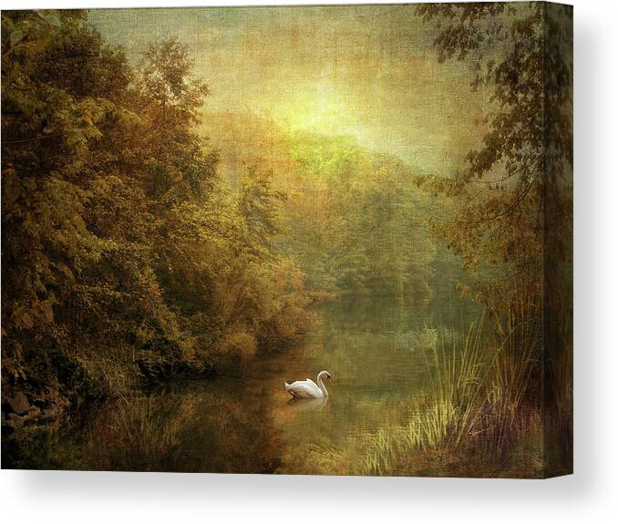 Autumn Canvas Print featuring the photograph Autumn Flight by Jessica Jenney