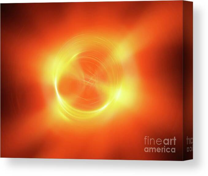 Light Canvas Print featuring the photograph Abstract Illustration #201 by Sakkmesterke/science Photo Library