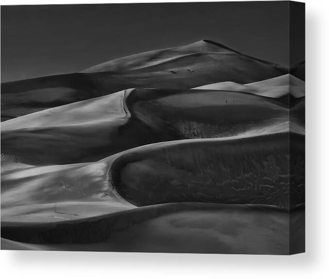 Dunes Canvas Print featuring the photograph And All Around Is The Desert ... by Yvette Depaepe