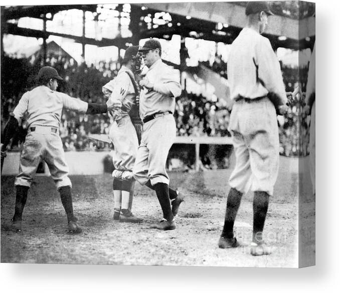 Babe Ruth Stands at Miami Field, March 16, 1920' Photographic Print, Art.com