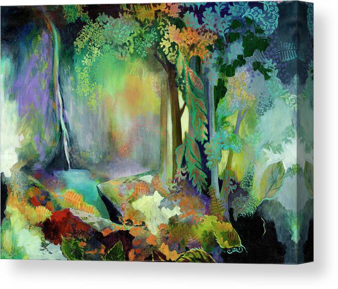 Park Canvas Print featuring the painting Cascadia State Park by Jennifer Lommers