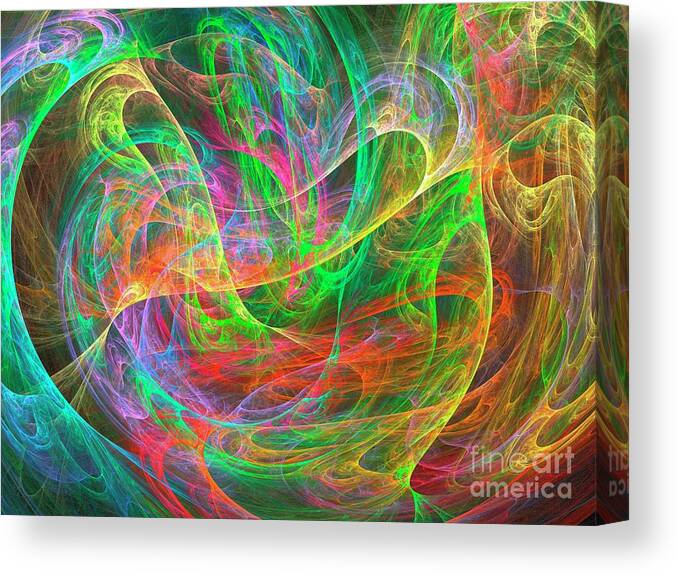 Artwork Canvas Print featuring the photograph Chaos Waves by Laguna Design/science Photo Library