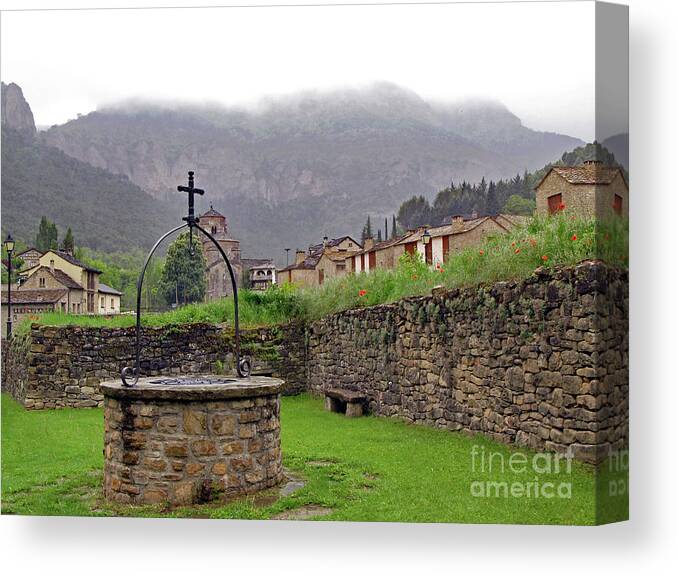 Spain Canvas Print featuring the photograph Cloudy Day in Seros by Nieves Nitta