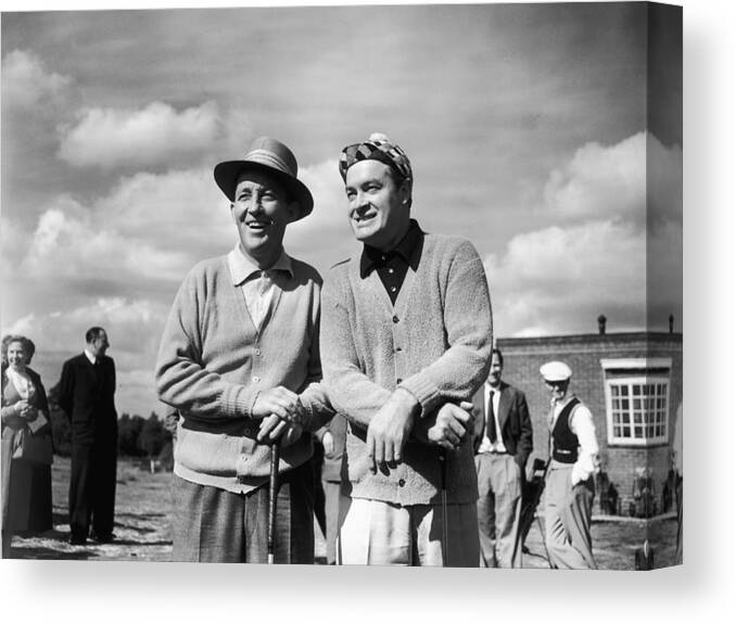 Singer Canvas Print featuring the photograph Crosby And Hope by Jimmy Sime