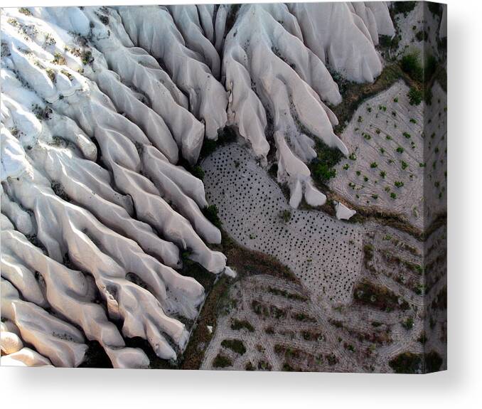 Scenics Canvas Print featuring the photograph Erosion by Barbara Ender-jones
